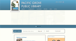 Desktop Screenshot of pacificgrovelibrary.org